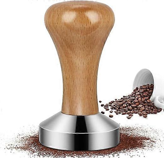 Espresso Tamper, Tasseur de caf en Acier Inoxydable Presse Caf en Acier Inoxydable Barista Espresso Tamper pour Machine Caf
