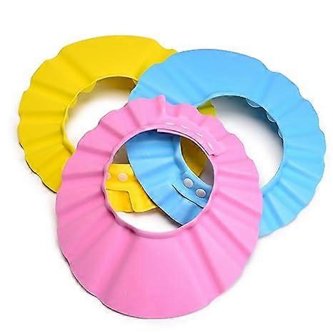 3 Pack Baby Shower Cap Bath Shampoo Cap Hat