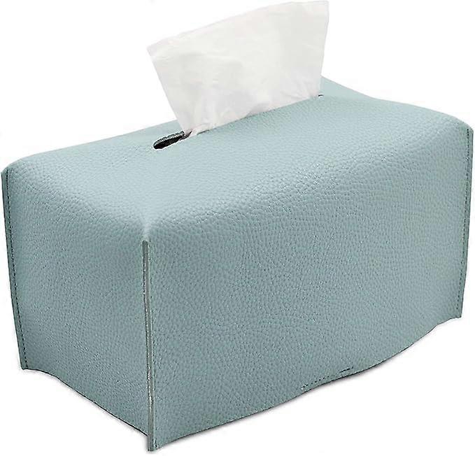 Decorative PU leather rectangular tissue box 2 pieces