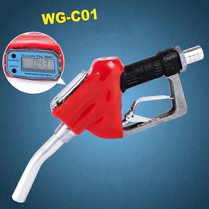 WG~C01 Adjustable Electronic Turbo Refueling Gun High~precision Digital Display Gasoline Methanol Chip Electronic Metering Gun UNKU63142