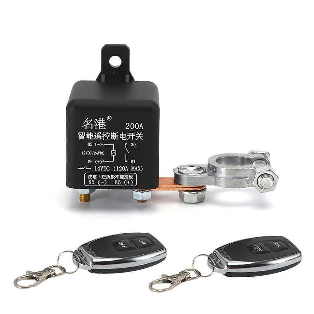 Car Auto Universal Wireless Remotes Control Battery Switch Intelligent Switch Relay Car Battery