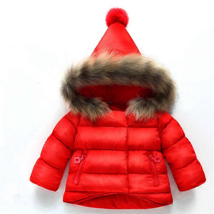 Fur Kids Winter Jacket With Bomber Hood