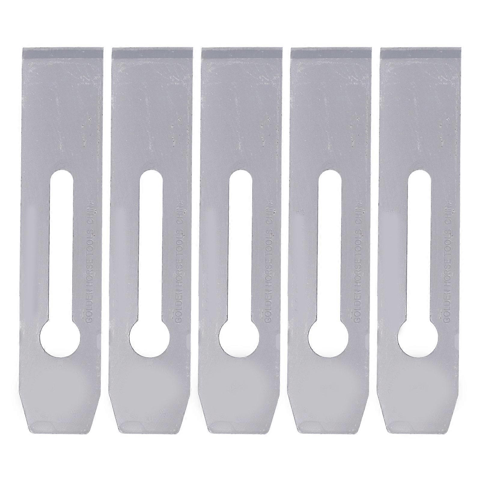 5 יחידות להבי פלנר פלדה 38 מ"מ אביזרי החלפת סכין ניידים לעבודות יד בנגרות