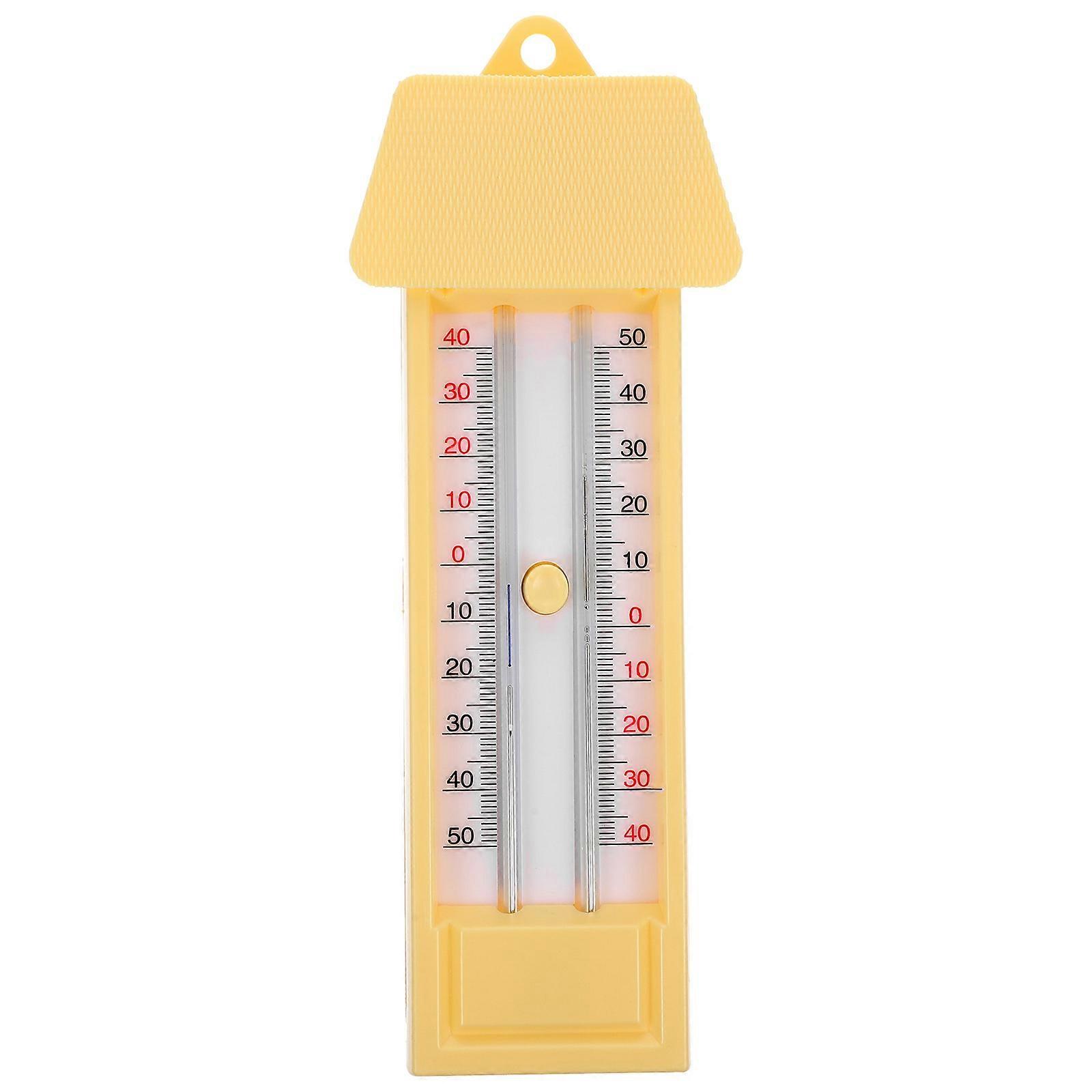 Bærbart maksimum og minimum termometer for innendørs utendørs hage drivhus