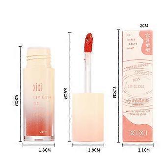 Liquid Jelly Lipstick Plumping Water Lip Glaze Glasting Water Tint 6 Colors Color Glossy Finish Long-lasting Natural-beauty Lip Tint For Daily Use 2.6