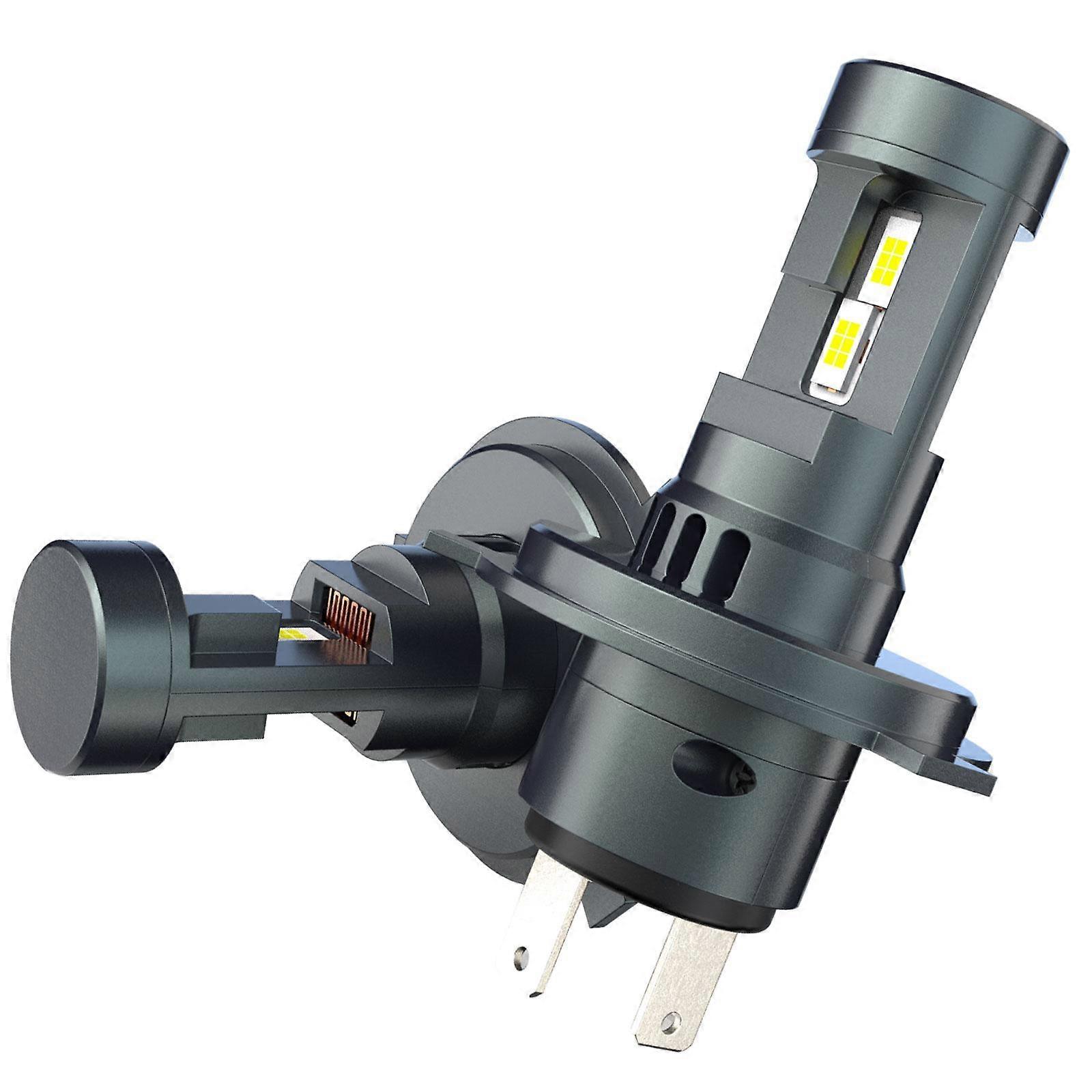 2Pcs Car LED Headlights Easy to Install Spare Part Replacing Fog Light Bulbs H4