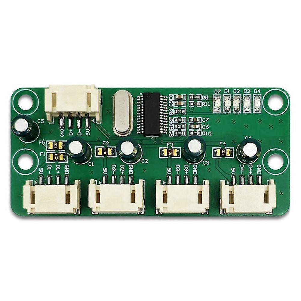 USB2.0 HUB PH2.0 Interface Versie 1 tot 4 Poorts USB HUB-module Drivervrije USB-splitter 1 tot 4 USB2.