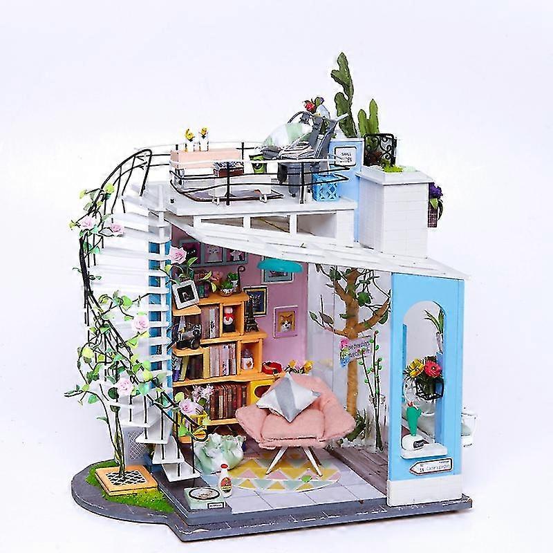 Wooden Dora'S Loft Dollhouse