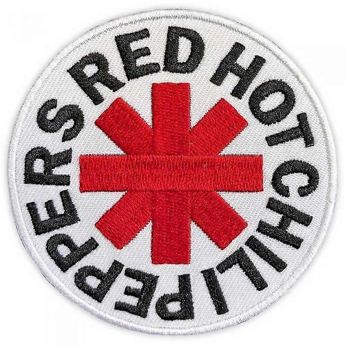 Red Hot Chilli Peppers Woven Asterisk Iron On Patch