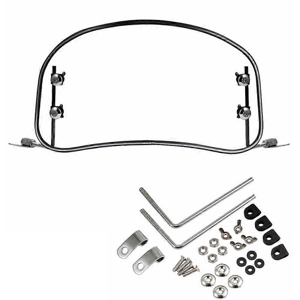 Universal Motorcycle Front Transparent Smoke Windshield for Motorbike Motocross Scooter ATV Scooter Windscreen