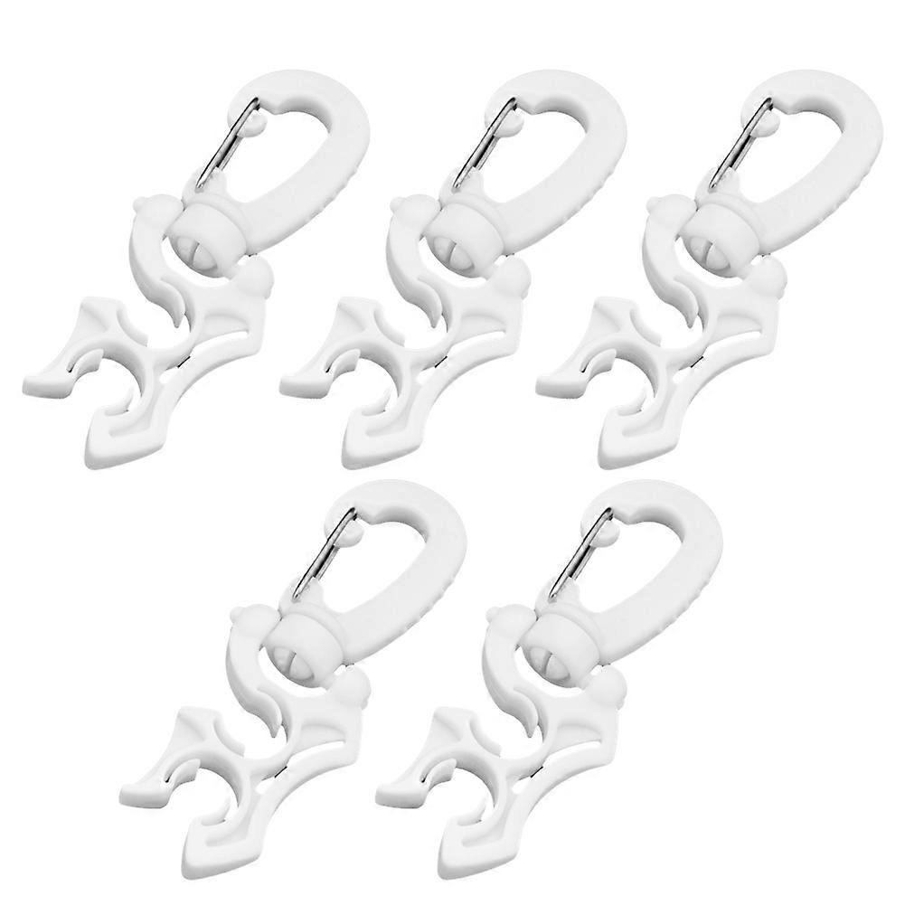 Diving Spare Second-Stage Quick Release Buckle BCD Breathing Regulator Pipe Clamp Low-Pressure Pipe Clamp Hose Hook E