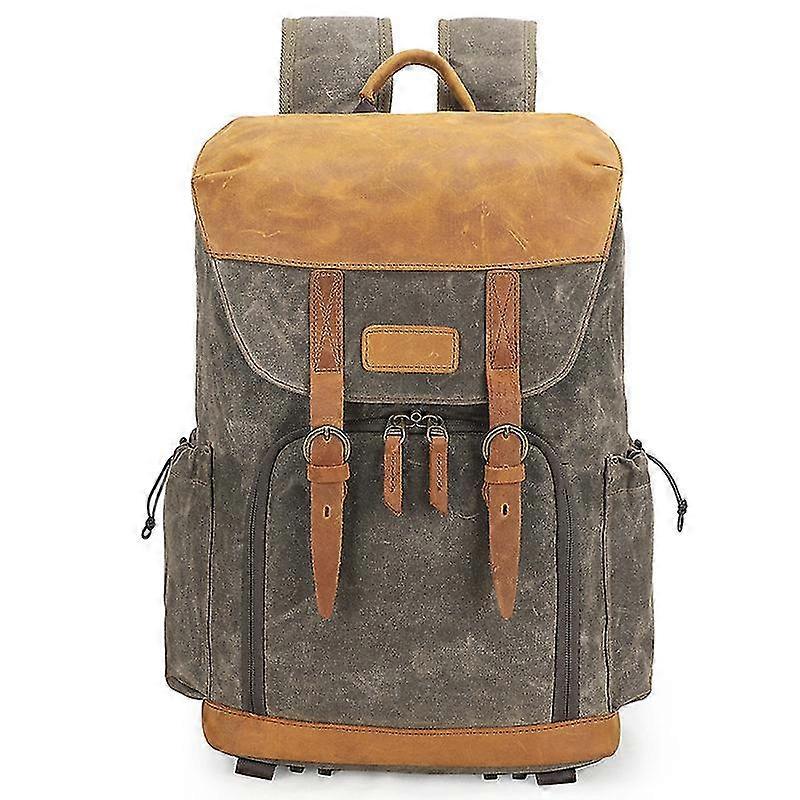 camera bag, canvas waterproof camera backpack with large capacity