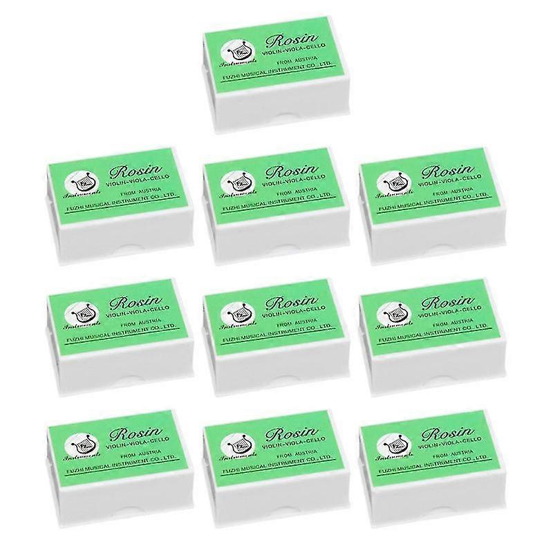 10pcs Professional Erhu Rosin Violin Rosin Rosin Blocks Practical Rosin (Assorted Color)