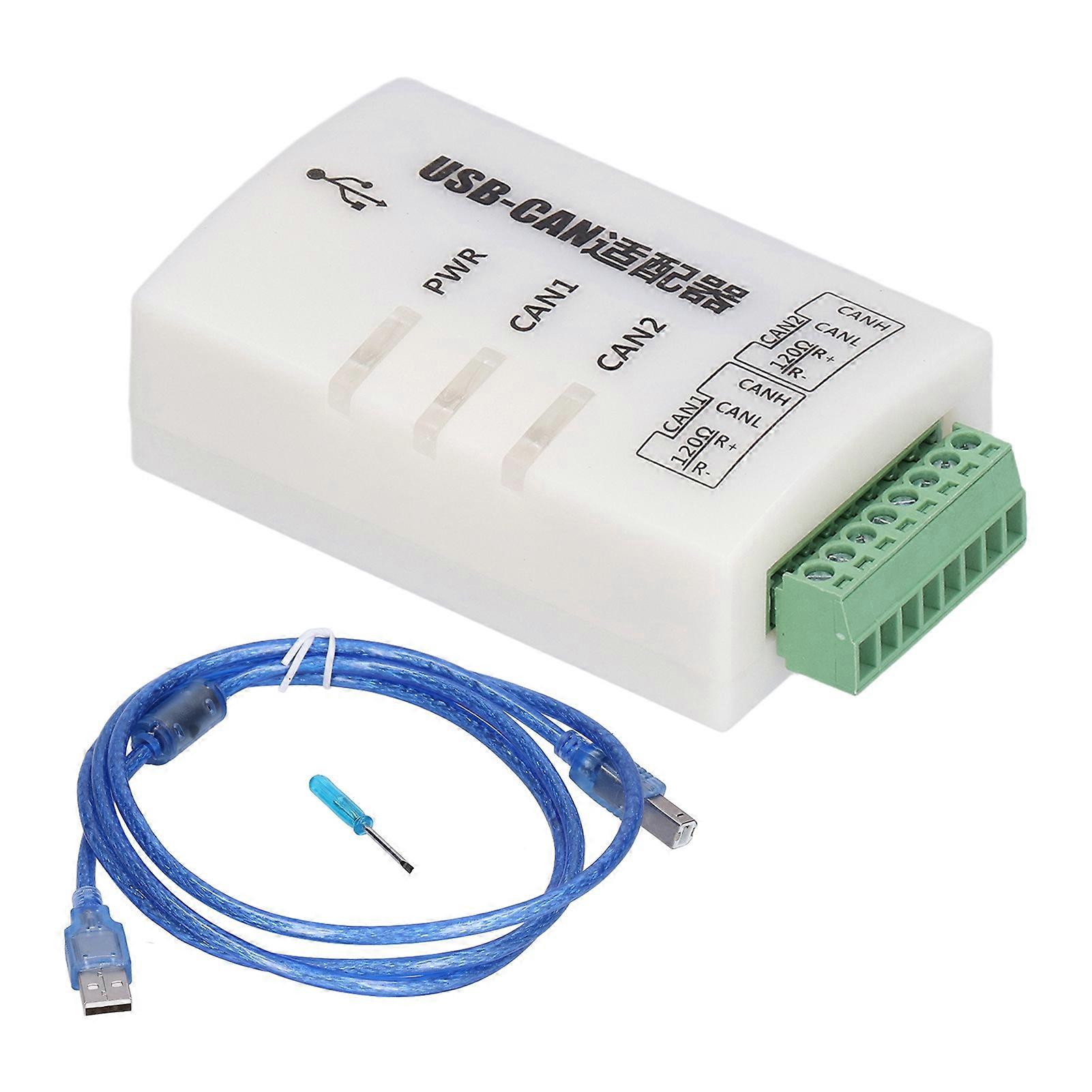 CAN USB Adapter Dual Channel Automatic CAN Bus Analyzer Intelligent Converter Debugger J1939 NO.2380