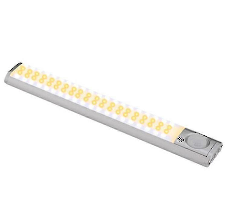 80LED Closet Light, Motion Sensor Light, Adjustable Brightness with 3 Colors, USB Rechargeable, Wire