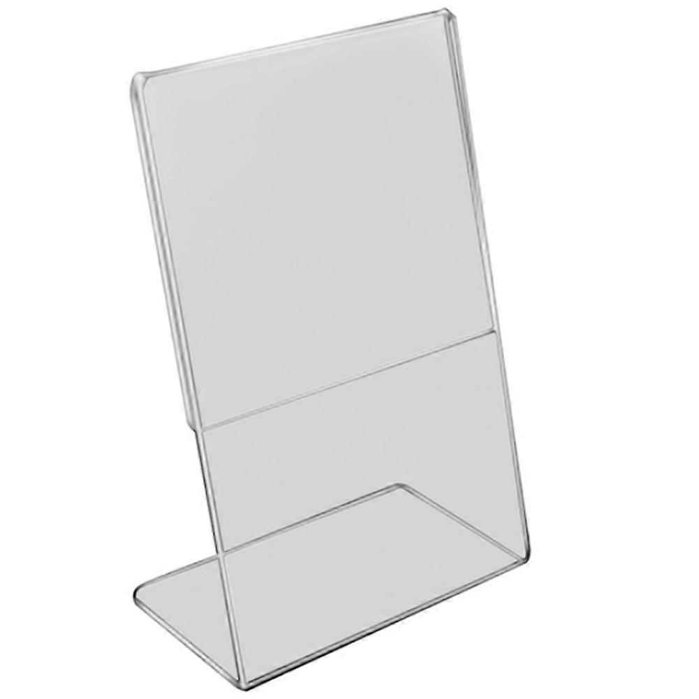 Acrylic Clear Card Holder Stand A4,Sign Label Frame, Desk Card Holders,3mm Business Card Display Ho