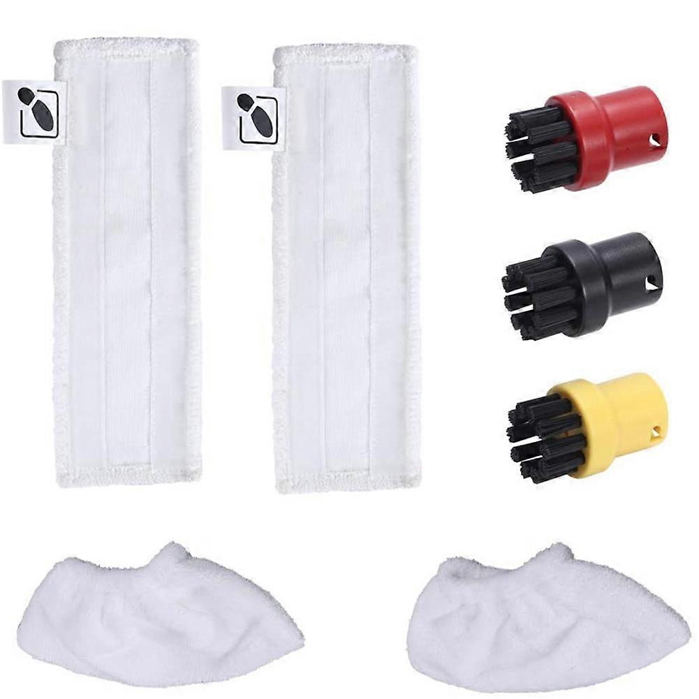 2 Microfibre Floor Cloth+2 Hand Nozzle Cover Cloth + 3 Paint Brushes for SC1 SC2 SC3 SC4 SC5