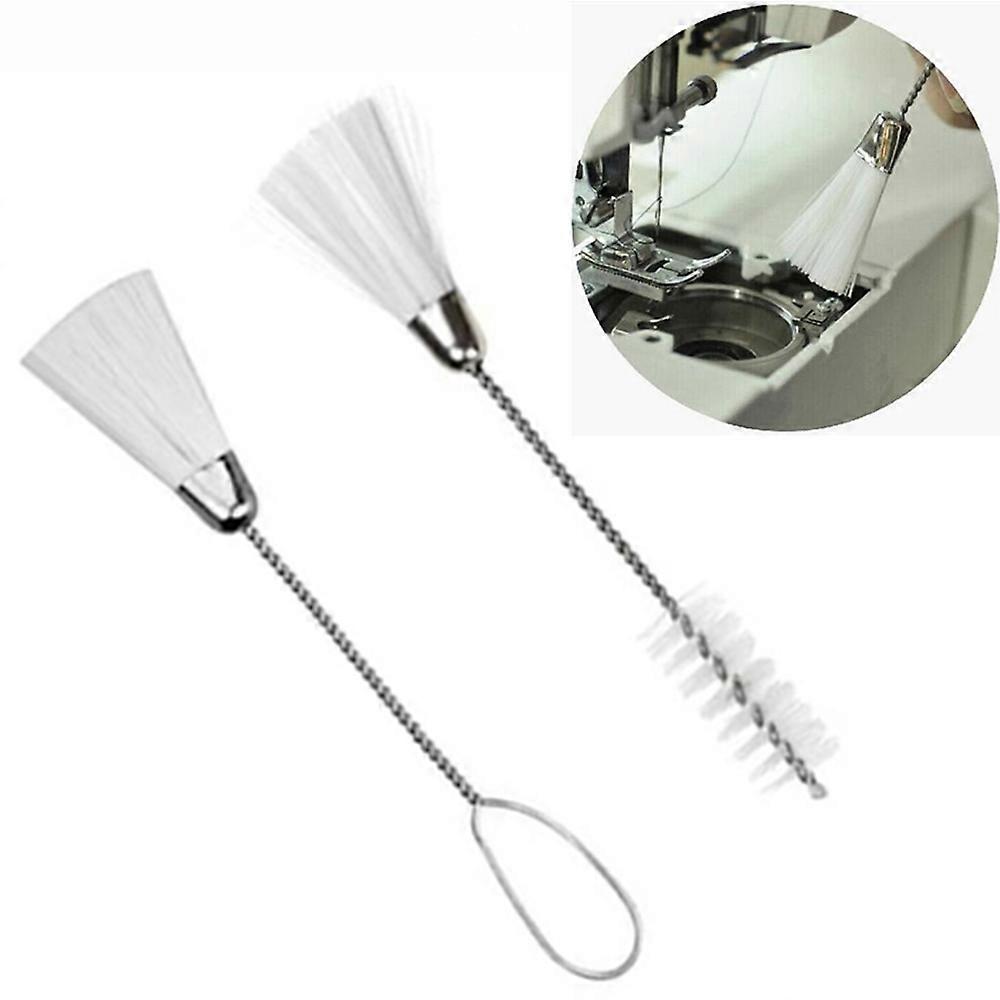2pcs Household Single Double Ended Clean Brushs Multi-function Cleaning Brushs Tail For Sewing Machine Computer Clean Brush