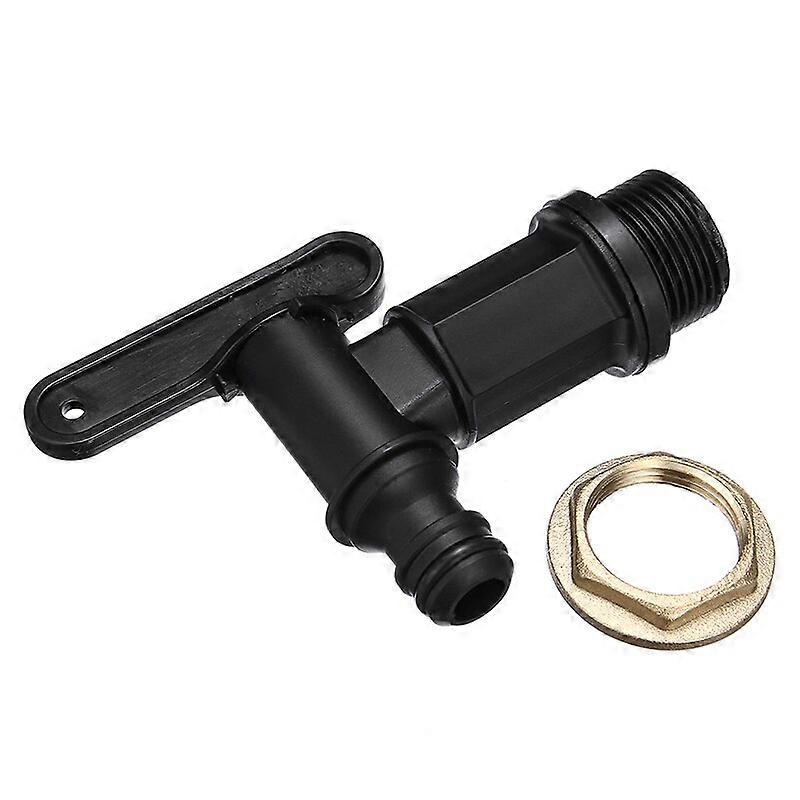 Durable 34" Thread Plastic IBC Tank Tap Adapter For IBC Tons of Barrels Water Tanks Container Outlet Ball Valve Connector