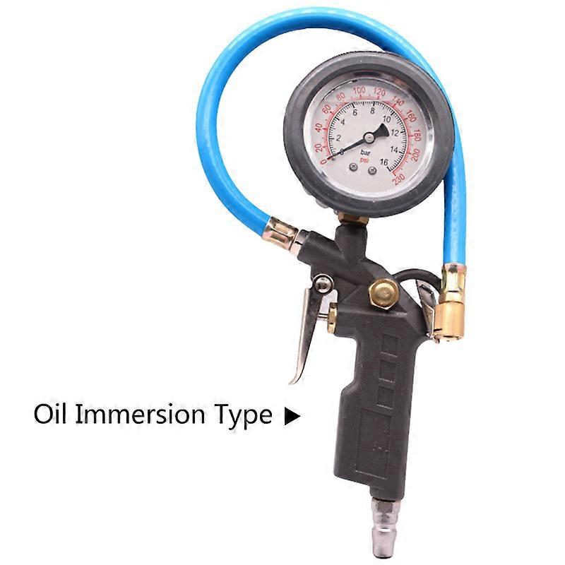 Digital Tire Pressure Gauge Handle Grip Trigger Inflator 220PSI Car Tire Air Pressure Gauge Dial Meter Vehicle Inflation Gun