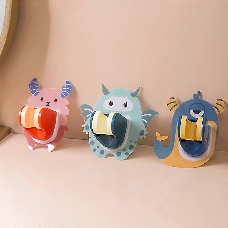 Cute Shower Head Holder Self Adhesive Adjustable Relocatable Cartoon Wall Mount Holder For Bathroom