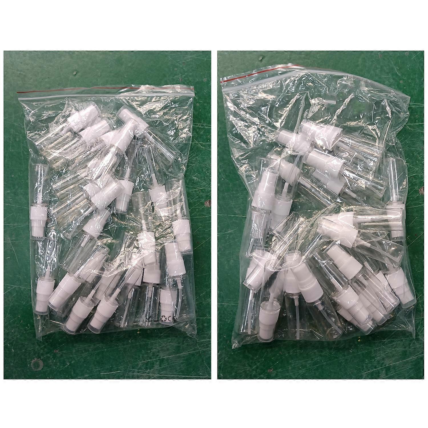 24Pcs 20Ml Transparent Empty Bottles Portable Refillable Fine Mist Sprayer Bottles