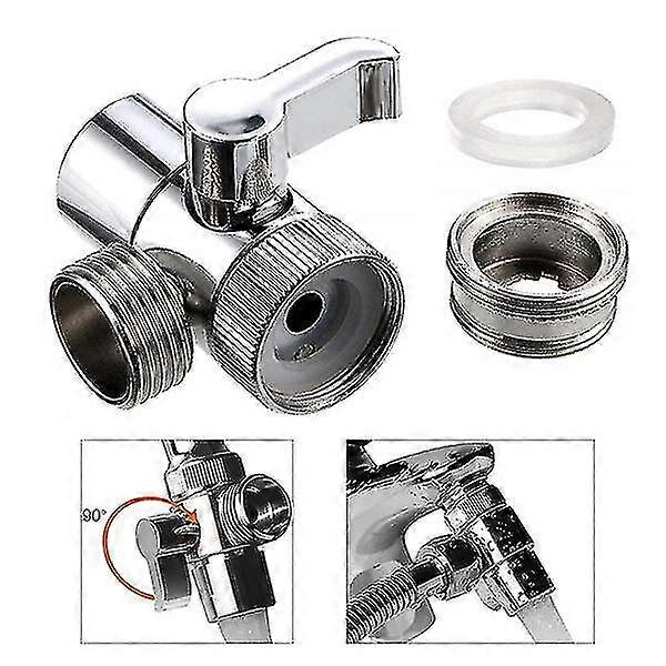 Switch vandhane Adapter Køkkenvask Splitter Diverter Valve Vandhane Stik til Toilet Bidet Shower
