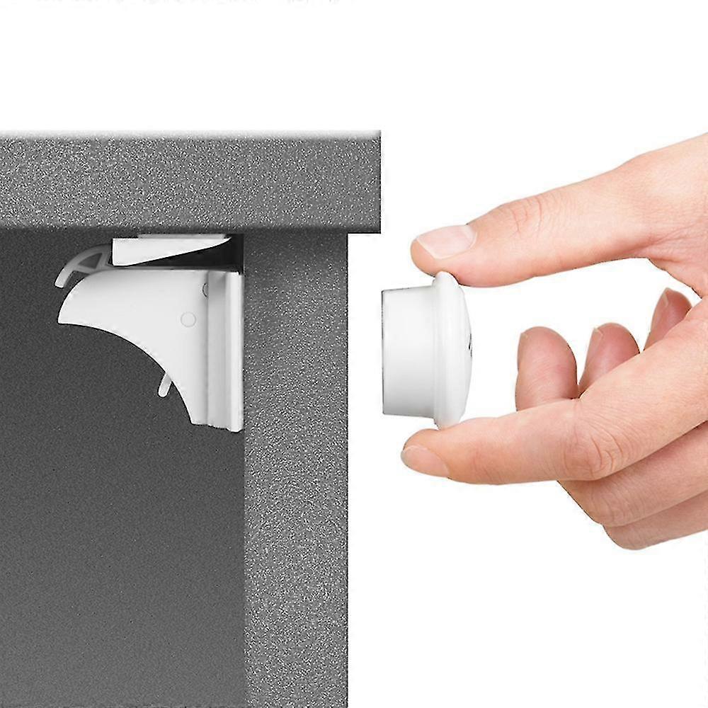 Safety Magnetic Proof Cabinet Locks Hidden Cupboard Drawer Locks