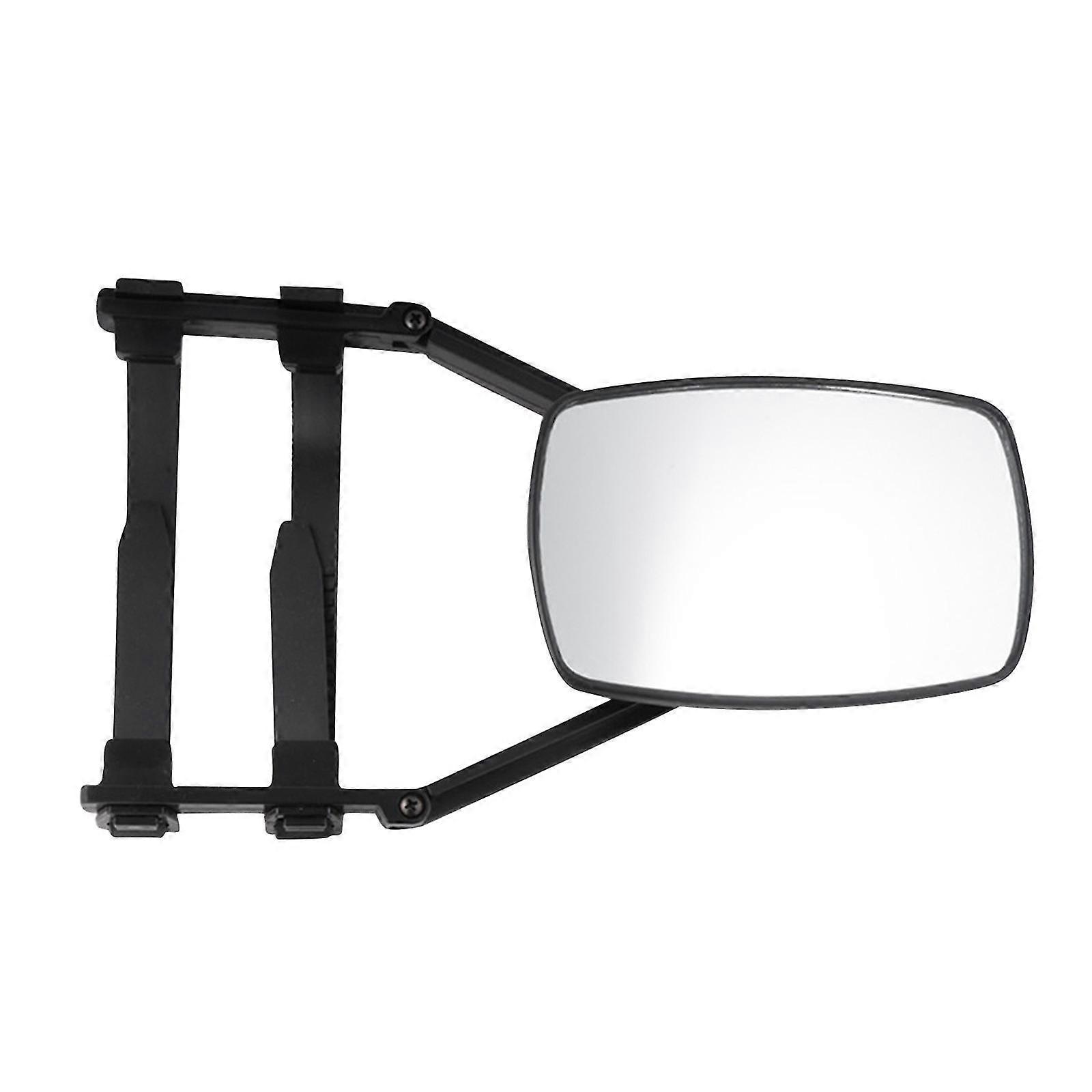 Caravan Mirror With Extra Long Tension Straps Black Adjustable Double Side