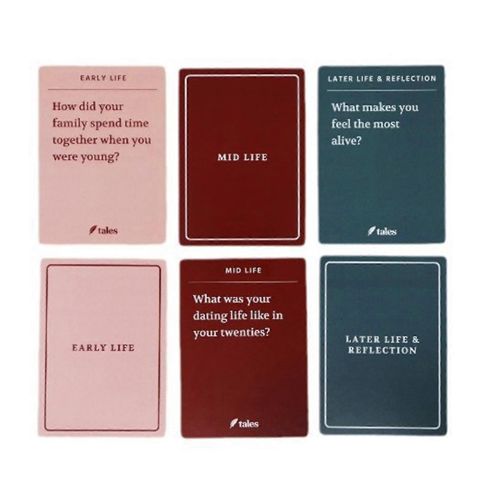 Tales Cards – 150 Carte Per Interviste Di Storia Familiare, Divertenti E Significative Per Connettersi Con I Propri Cari