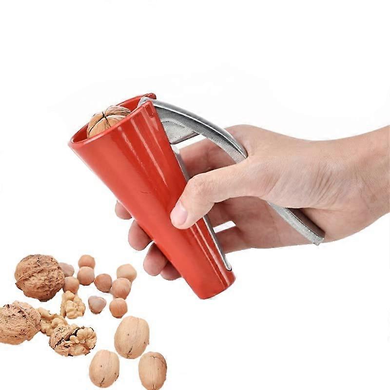 Nutcracker,Nut Cracker Sheller Plier with Handle, Nut Opener Tool for Walnut Hazelnut Almonds Pecan Chestnut Ergonomic