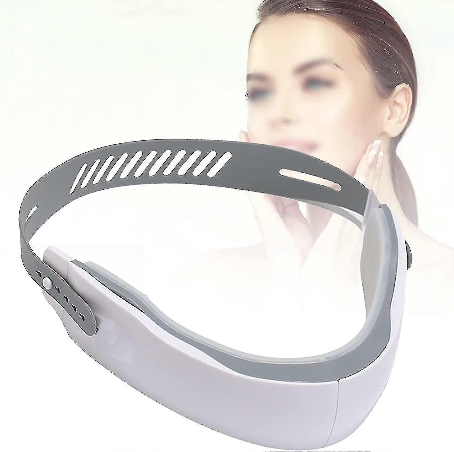 Pulse Facial Massager, Massager Machine, Shaping Massager Lifting Device For Reduce Double Chin Red Blue Led Facelifting Device