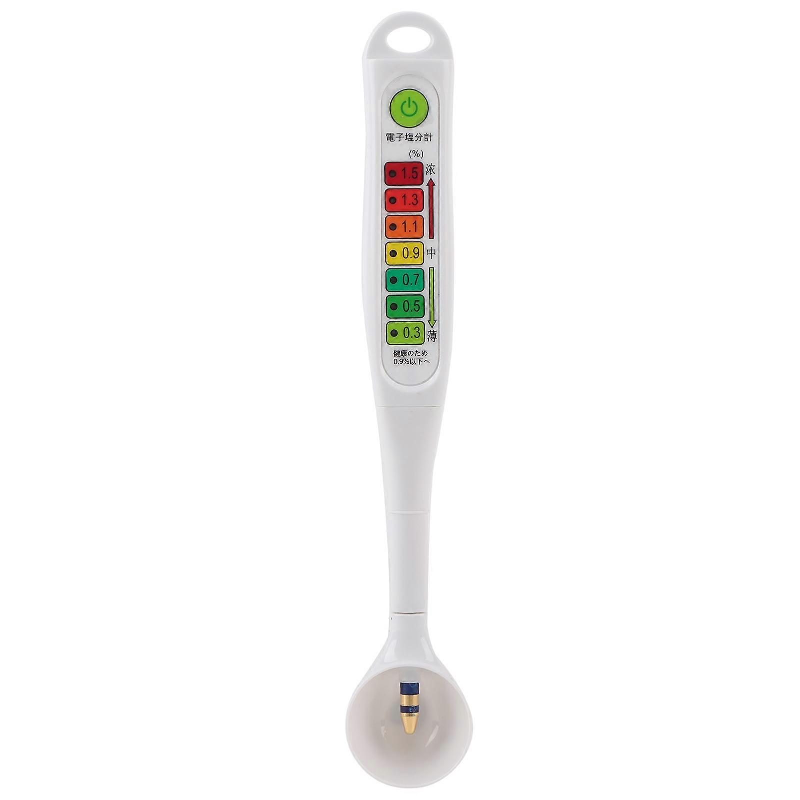 Salinity Tester Portable Electronic Salt Concentration Meter with LED Indicator Light