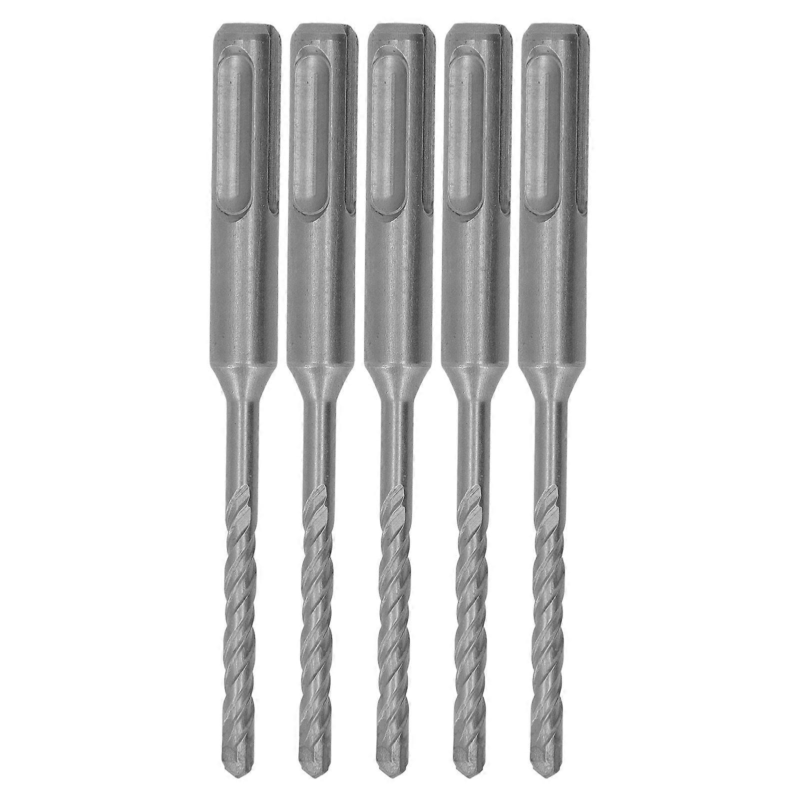 5 قطع الروتاري المطرقة مثقاب الأسمنت كربيد تلميح دوامة 2 المزامير تأثير مثقاب لحجر الطوب 110 مم 5 مم / 0.20 بوصة القطر المفتوح