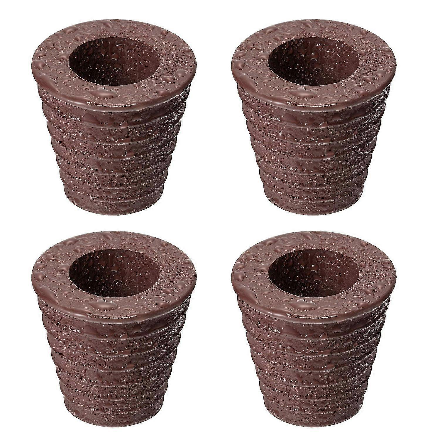 4Pcs parasol de patio cône parapluie coin prise convient 1,5 pouce poteau de parapluie pour trou de table de patio Openin