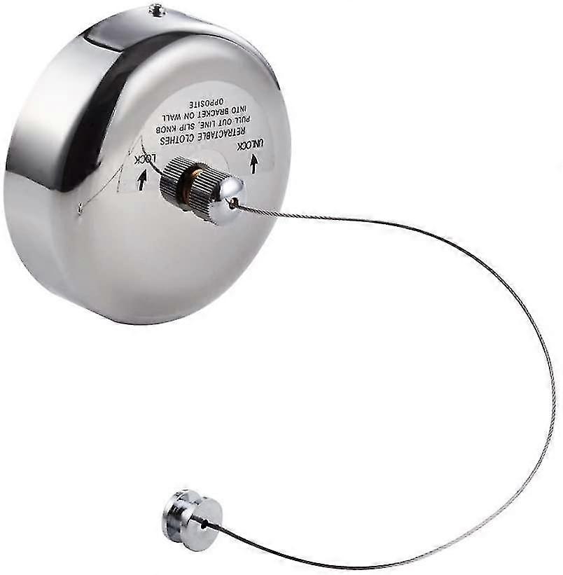 Stainless Steel Retractable Clothes Hanger Extendable Polished Chrome Clothes