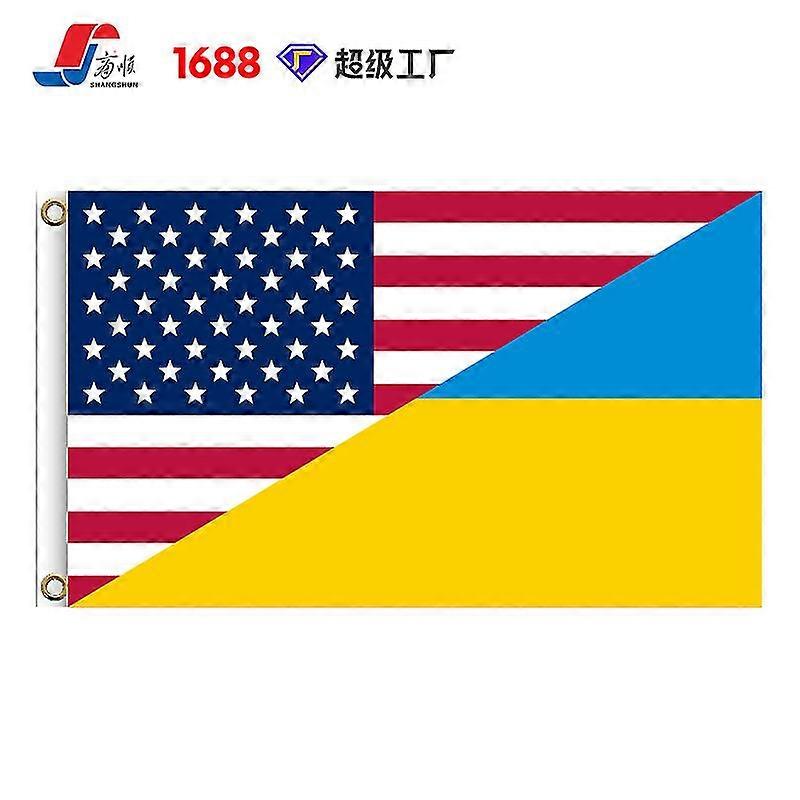 Ukraine Flag 5 X 5 Ft Large - Ukrainian