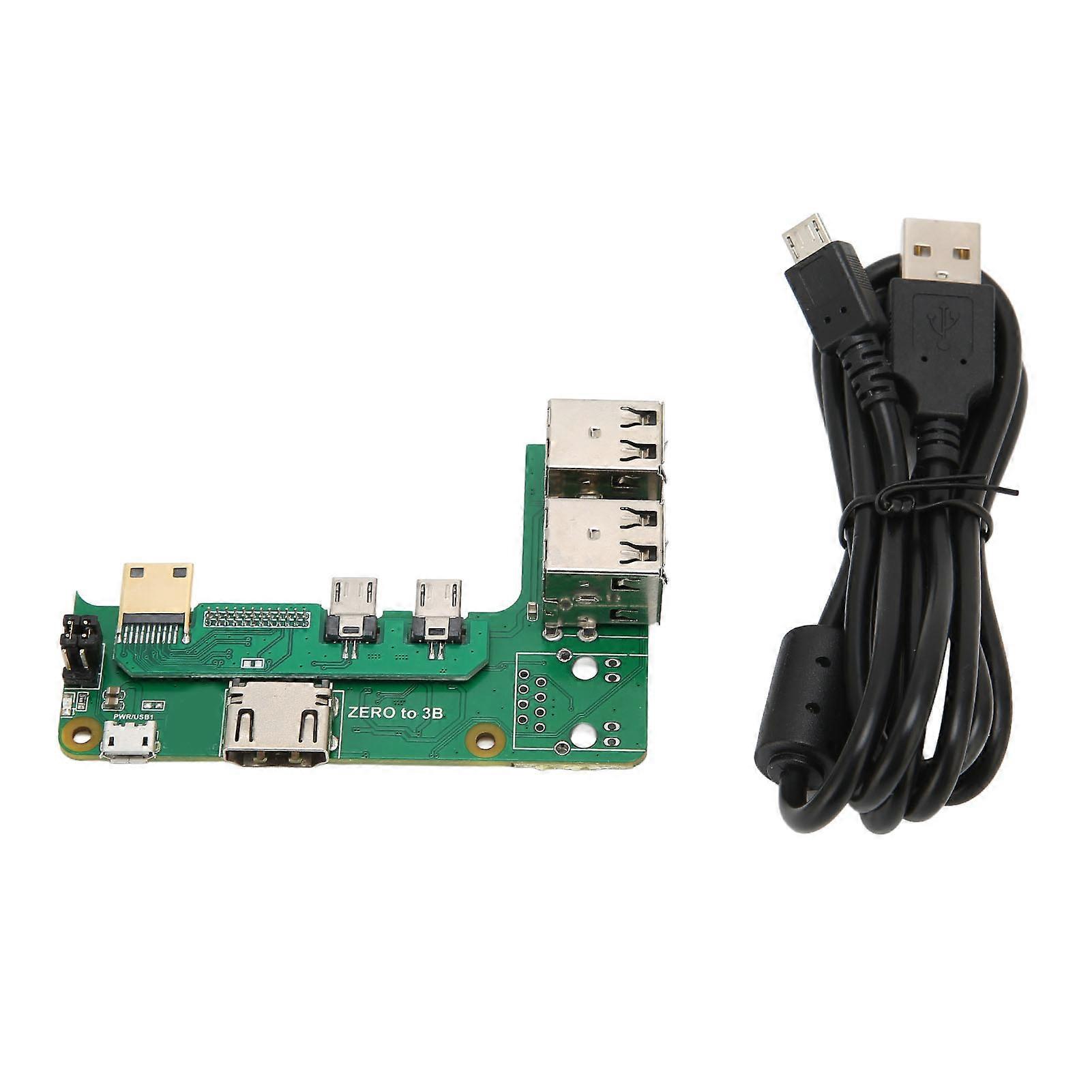 Expansion Board 4 USB High Definition Multimedia Interface Female for Raspberry Pi for Zero 2W to 3B Expansion Board