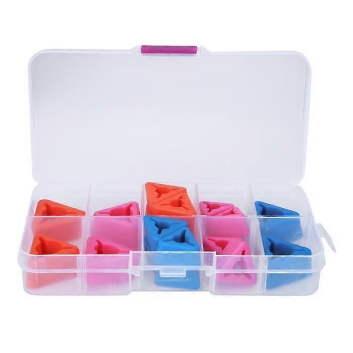 Triangular Knitting Needle Tips Silicone Knitting Stitch Protectors Sewing Accessory