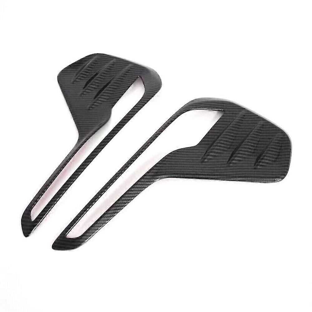 Front Fog Light Lamp Cover Trim For Onix 2020 2021 2022 Exterior Accessories Abs Carbon Fiber