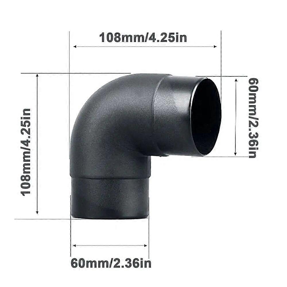 60 75mm Elbow Duct Connector For Parking Car Heater Accessories L Shaped Air Pipe Elbow Outlet Connector