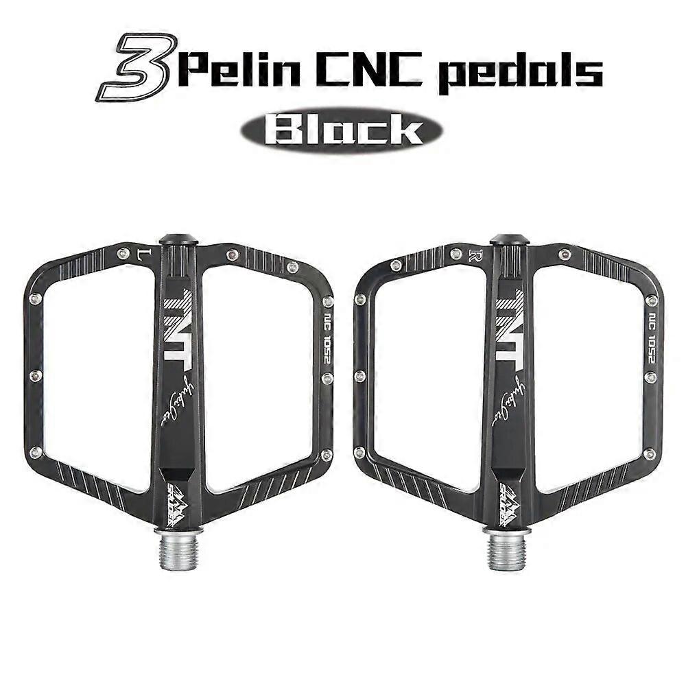 Ultra-light Flat Foot Mountain Bike Pedal CNC Aluminum Alloy Sealed 3 Bearing Non-slip Durable Folding Mtb Bicycle Pedal