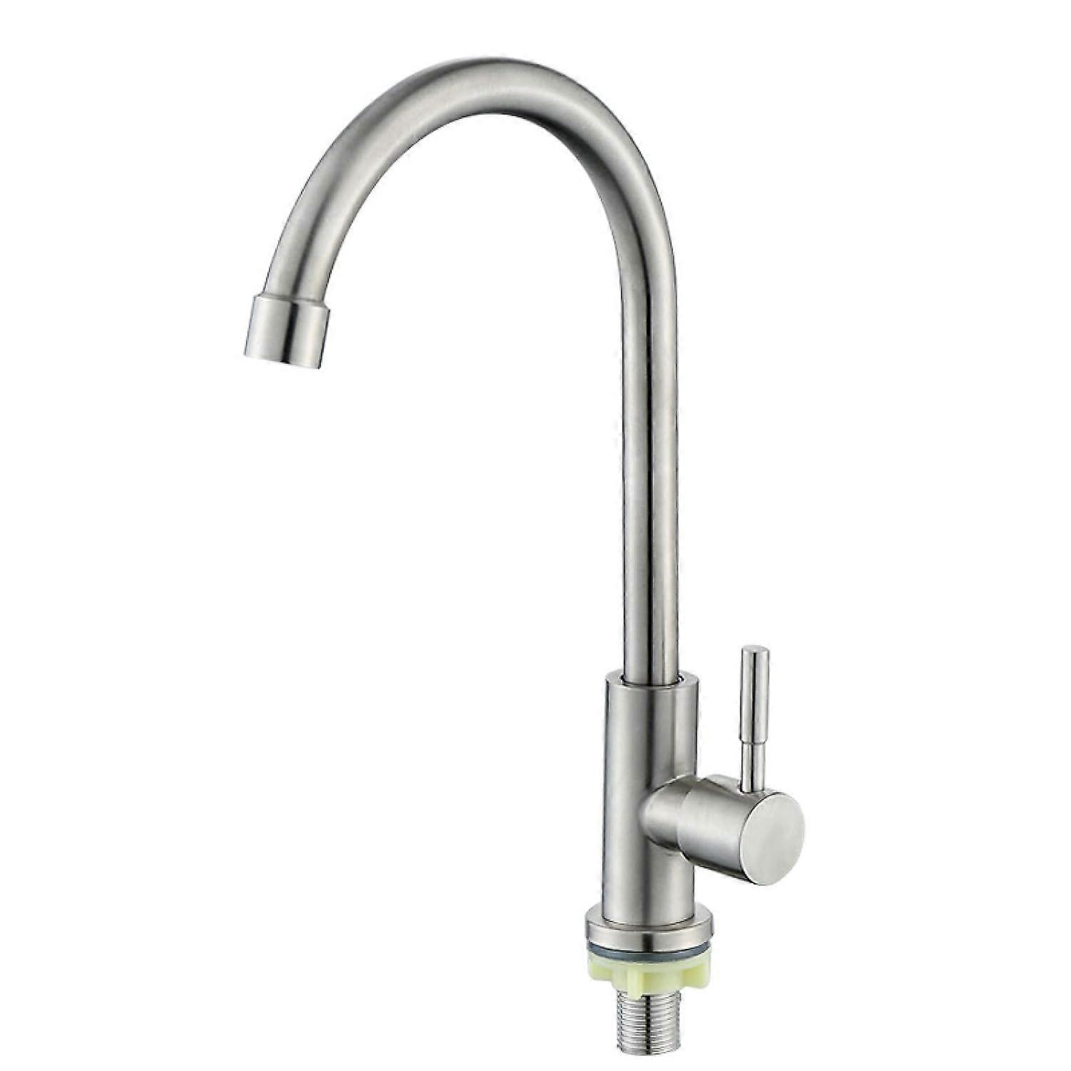 ステンレス鋼の蛇口単一冷水蛇口の浴室縦の蛇口の台所水の蛇口