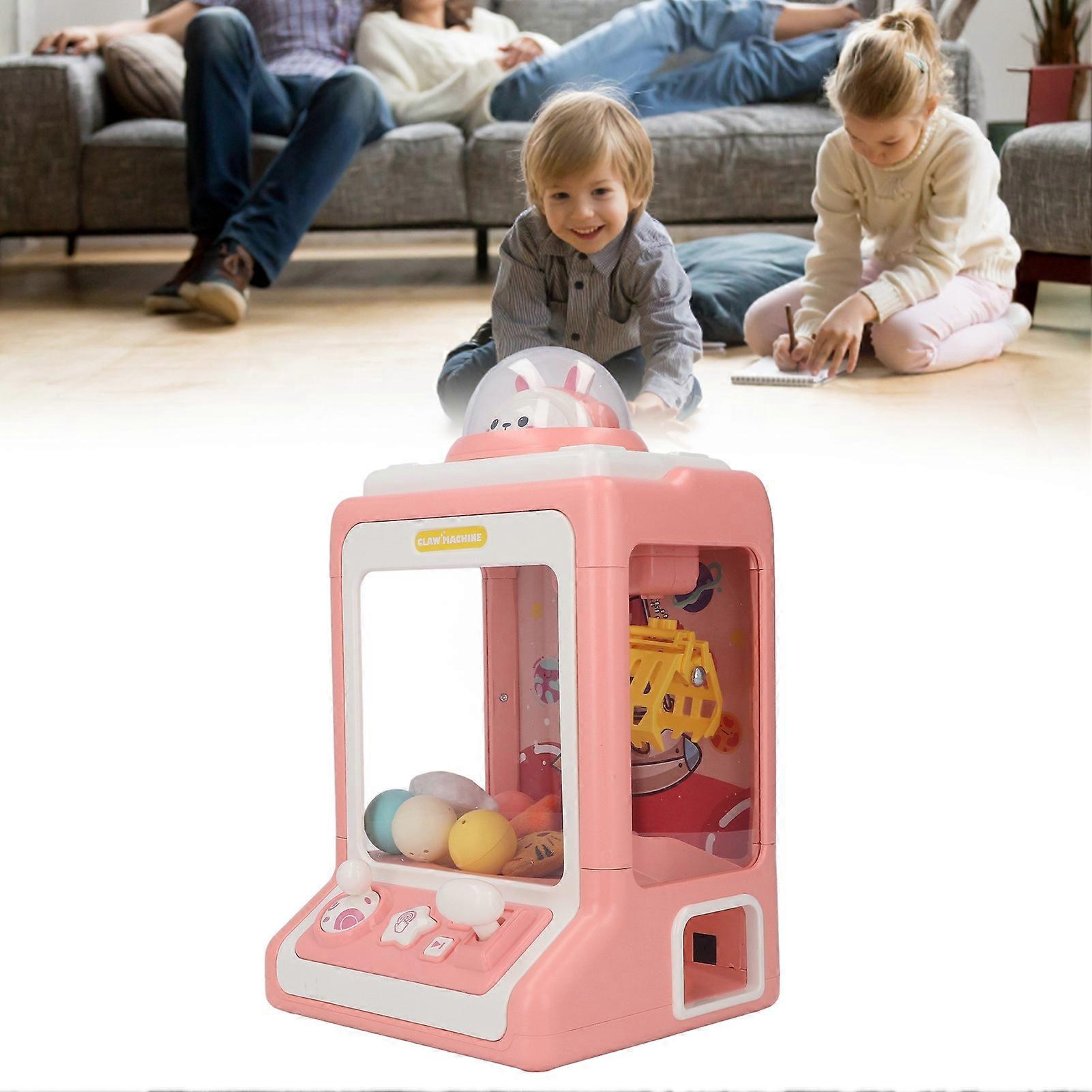 Mini Claw Machine Toy For Kids | Electronic Light & Music Bunny Game | Space Pattern Mini Arcade