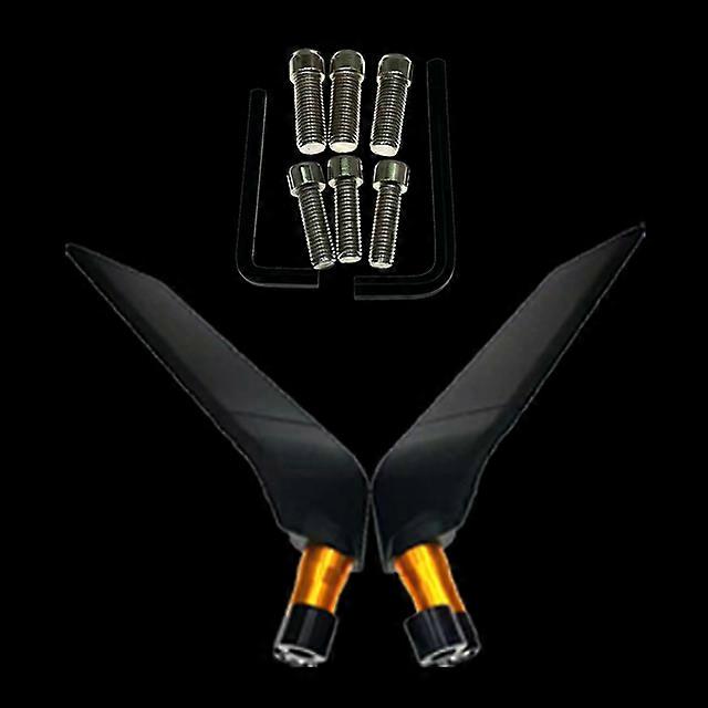 for Kawasaki Z900 Z1000 J300 ER6N W800 Z900RS Z800 New 8 Colors Universal Motorcycle Folding Rotating Large View Rearview Mirror