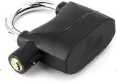 Κλείδωμα συναγερμού - Μαύρος συναγερμός Αντικλεπτικό λουκέτο ασφαλείας Αδιάβροχη κλειδαριά συναγερμού