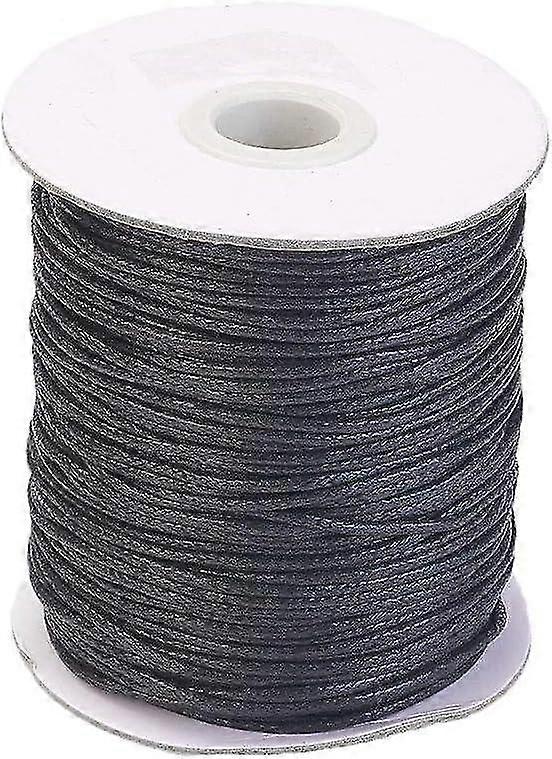 150 Yards/roll 1.5mm Braided Waxed Cotton Cord String Diy Jewelry Craft Macrame Making Beading Threa