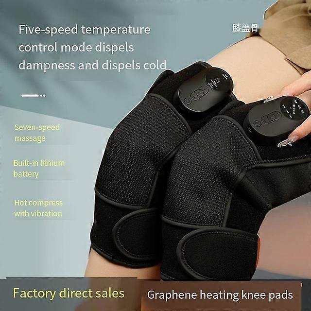 Electric Heating Thermal Multifunctional Knee Protector Clear Digital Display Graphene Heating Massager