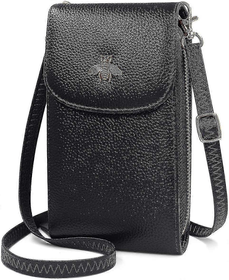 حقيبة هاتف كروسبودي متعددة المقصورة محفظة الهاتف مع حزام الكتف