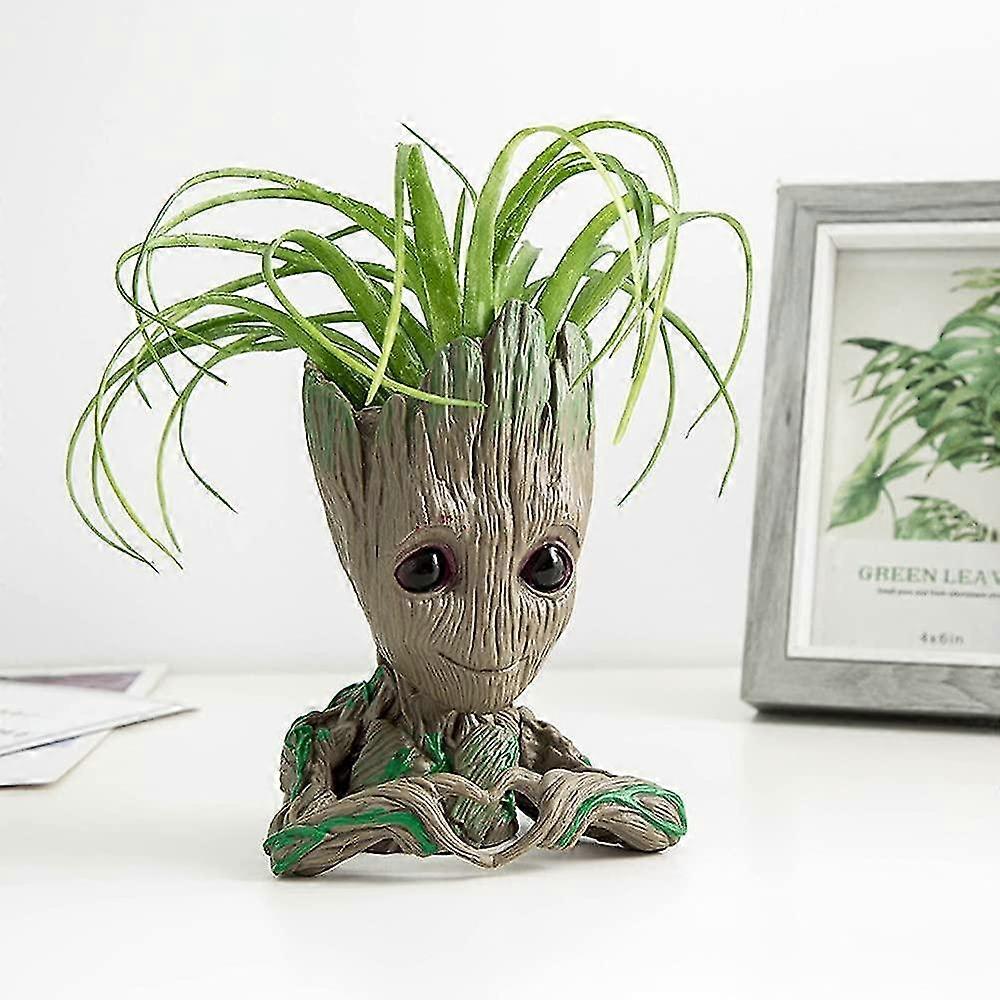 Groot Blumentopf, herzfrmiger Groot Blumentopf, saftiger Blumentopf,  schne grne Pflanzenblume | Fruugo CH